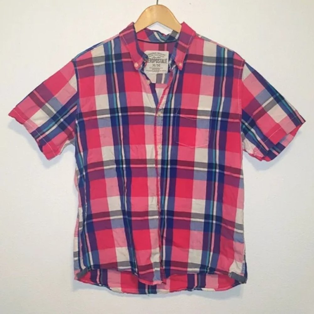 Buttons short sleeve shirt